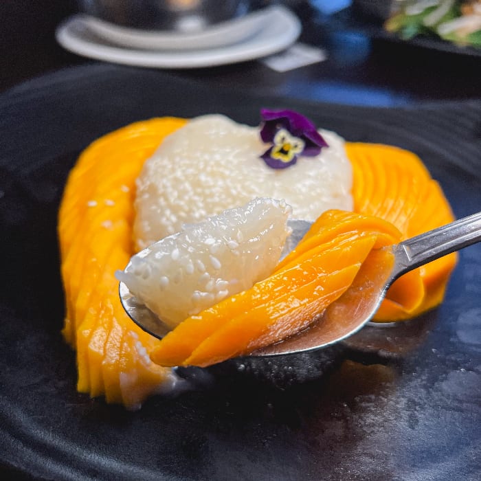 Mango and Sweet Sticky Rice (Seasonal).