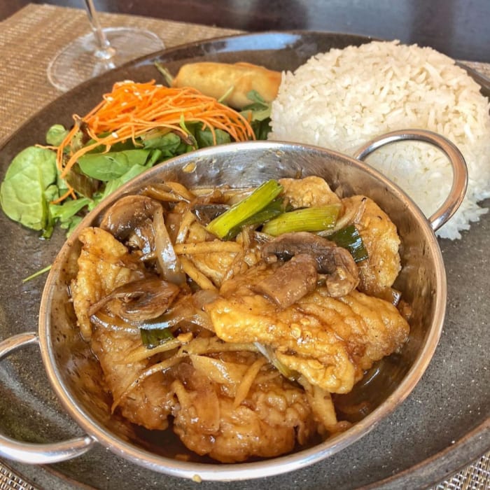 Lunch-Tasty Ginger Fish.