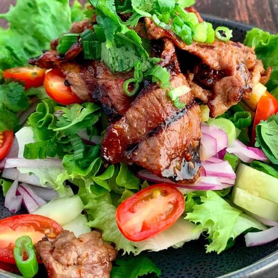 Spicy Beef Salad.